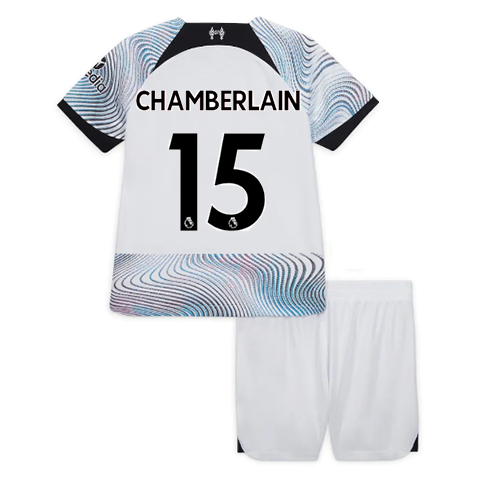 Liverpool Chamberlain #15 Bortatröja Barn 2022-23 Kortärmad (+ korta byxor)